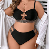 Biquíni Plus Size Brisa da Costa com Anel e Recortes