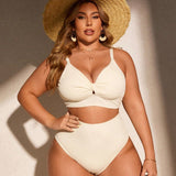 Biquíni Plus Size Maré Serena com Sutiã Torcido