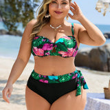 Biquíni Plus Size Texturizado Babado