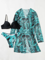 Conjunto Praia Tropical Garden 3 Peças