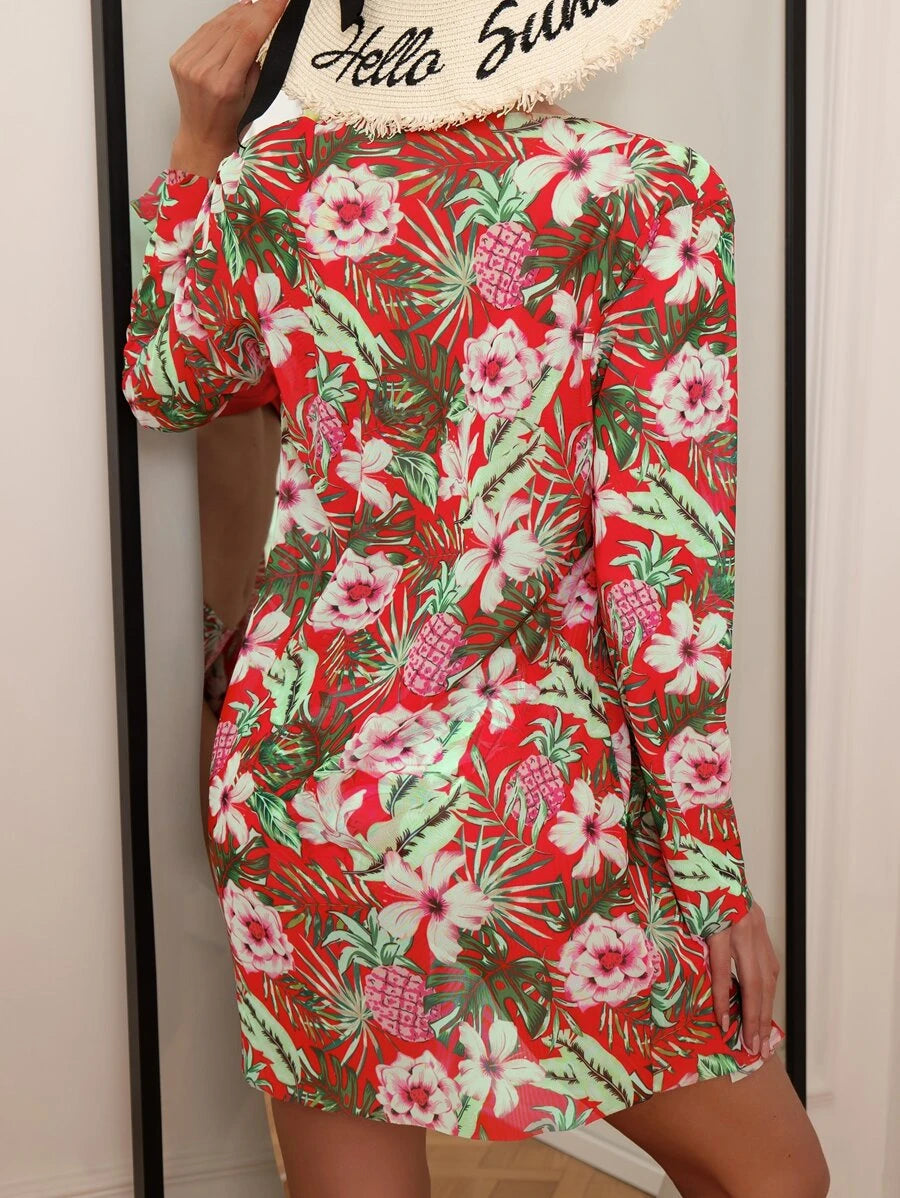 Conjunto Praia Tropical Garden 3 Peças