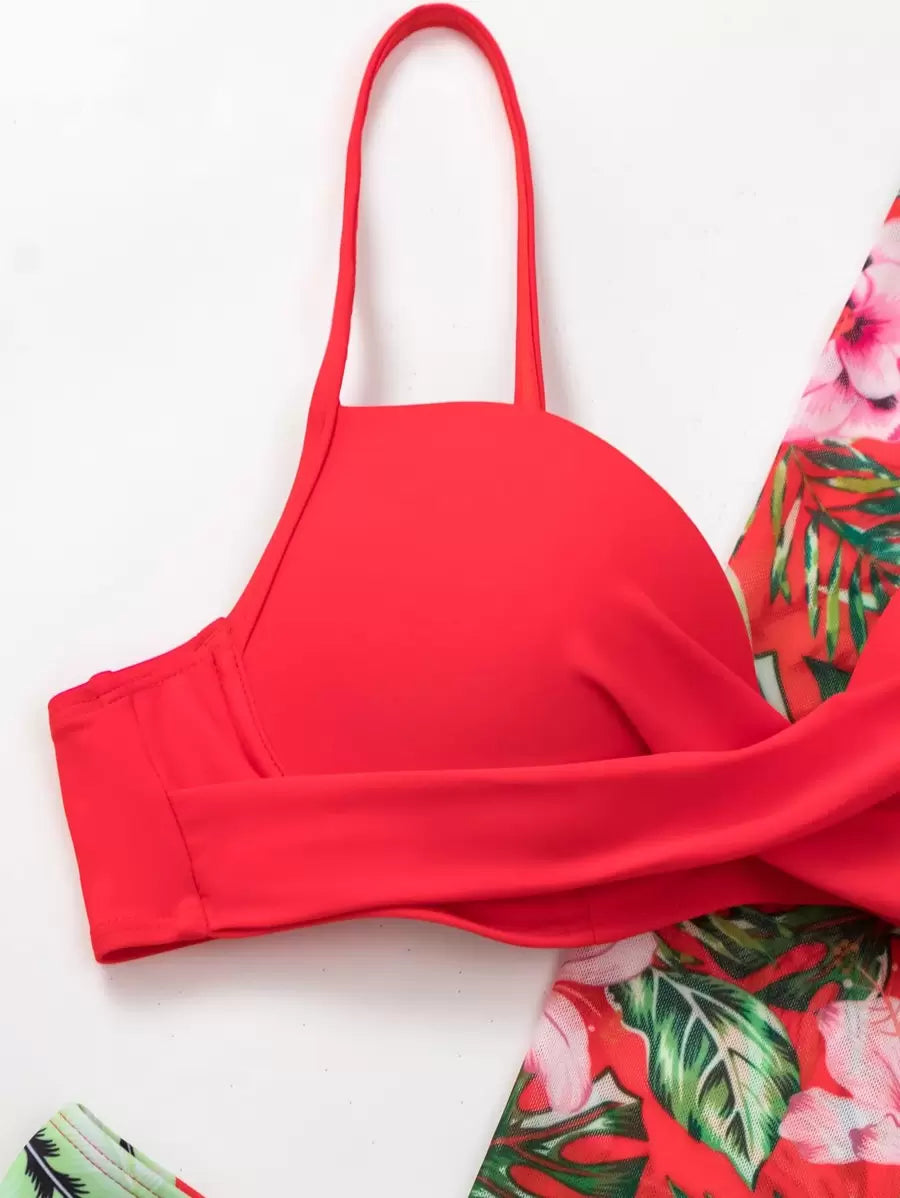 Conjunto Praia Tropical Garden 3 Peças