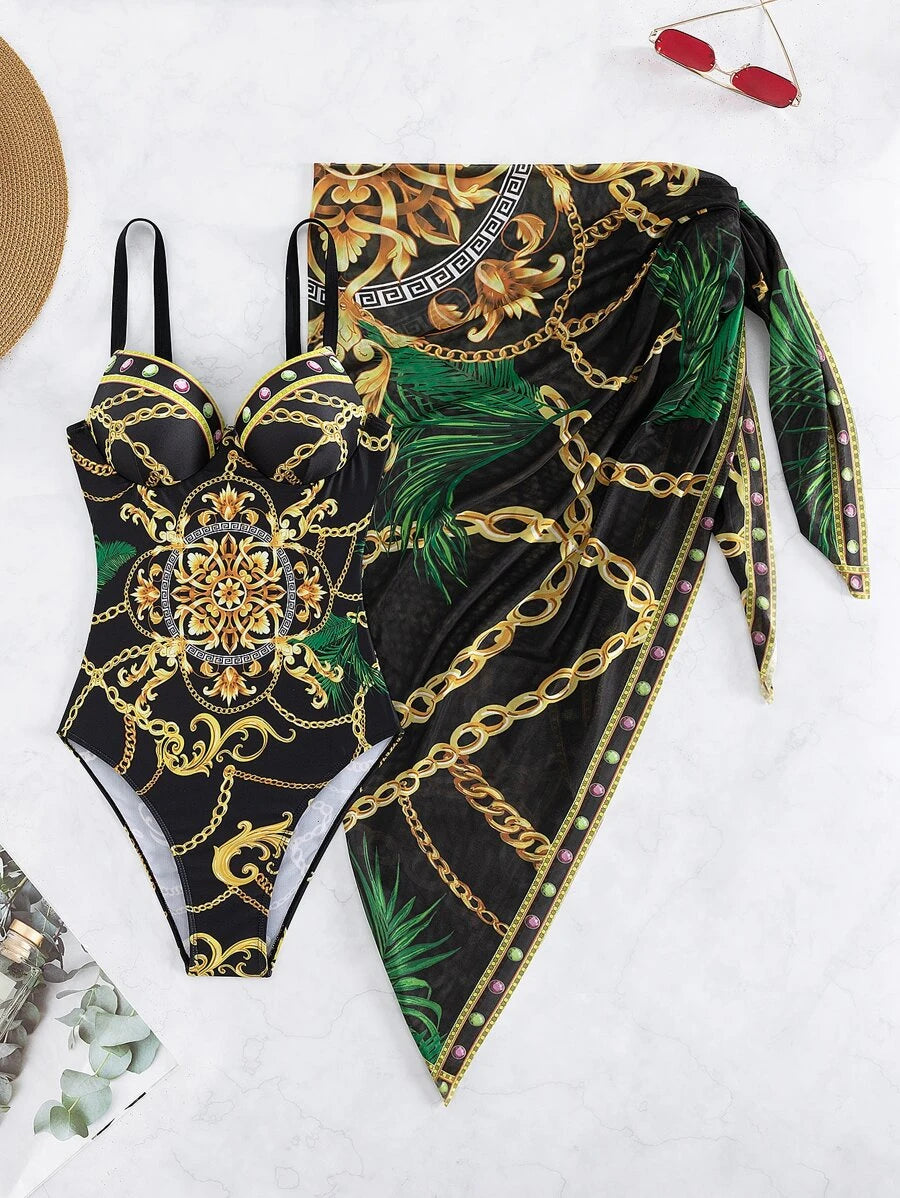 Conjunto Maiô e Saída de Praia Imperial