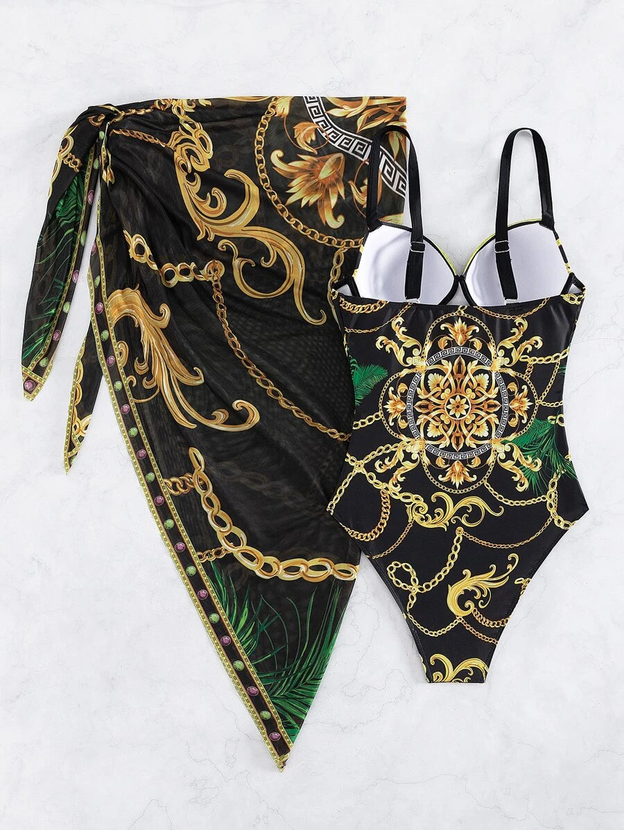 Conjunto Maiô e Saída de Praia Imperial
