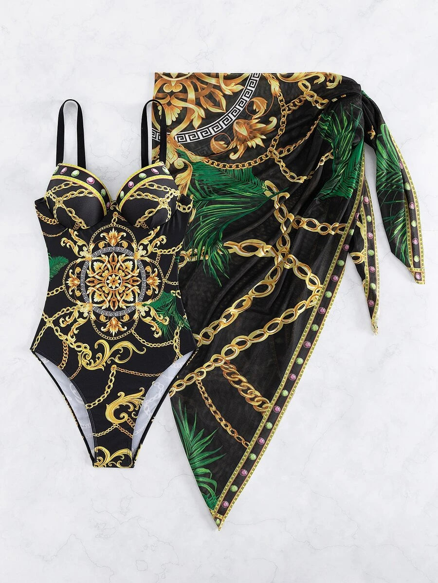 Conjunto Maiô e Saída de Praia Imperial