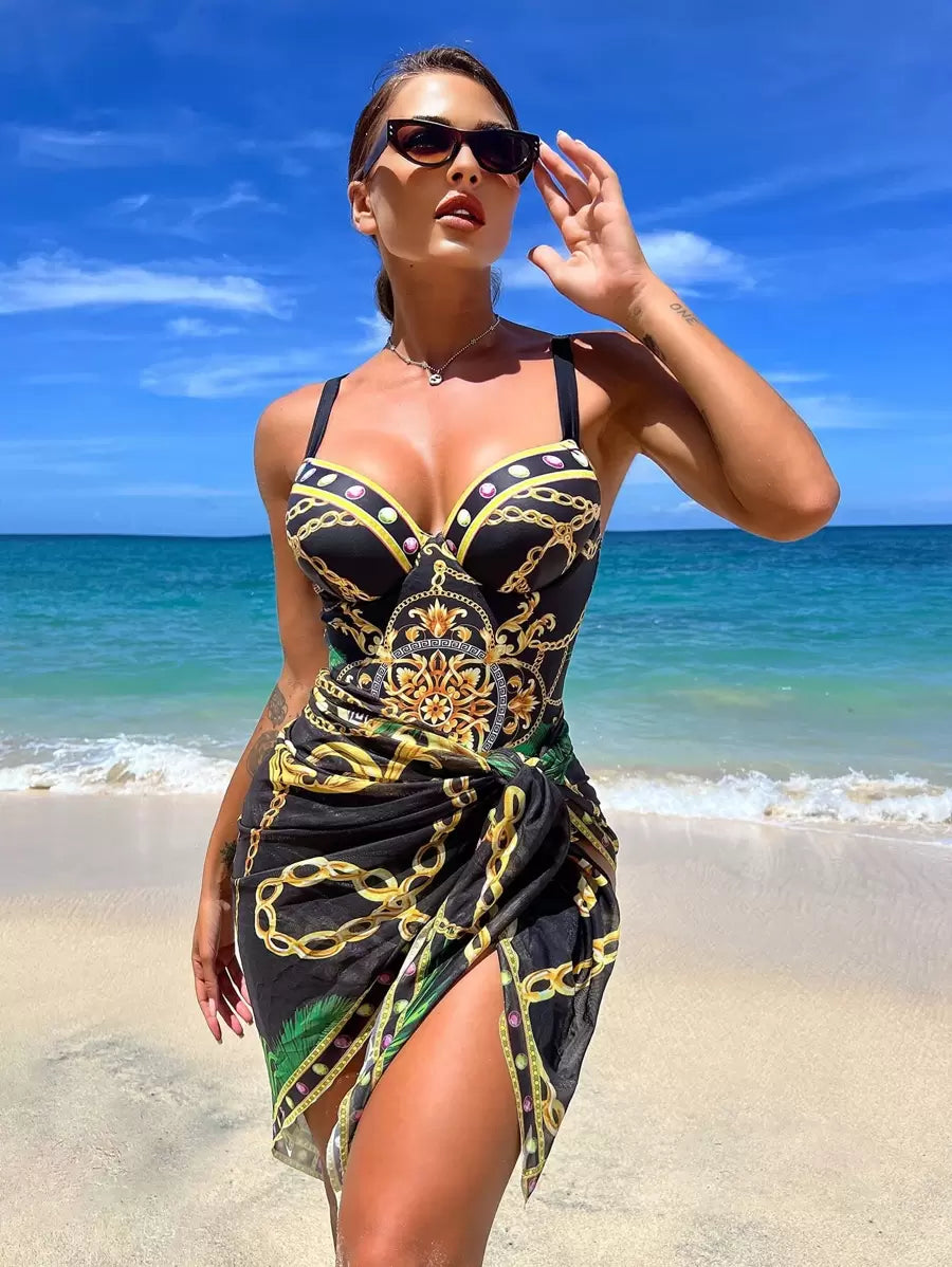 Conjunto Maiô e Saída de Praia Imperial