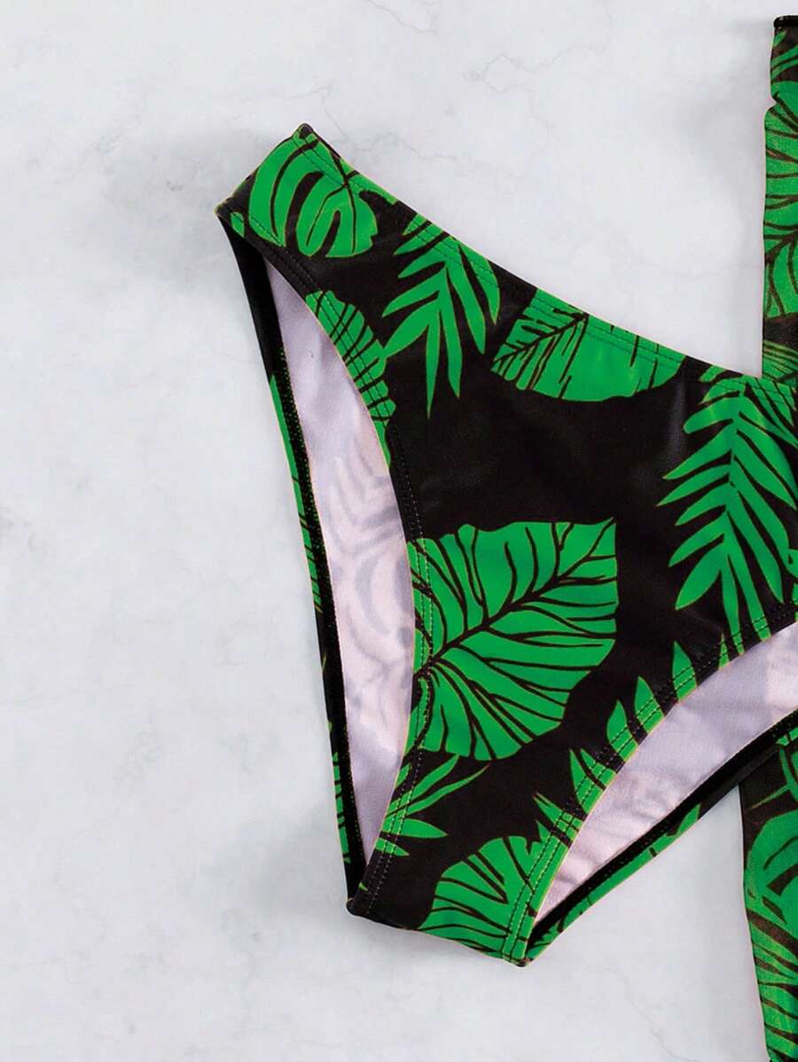 Conjunto Tropical Ibiza 3 Peças com Saída de Franja