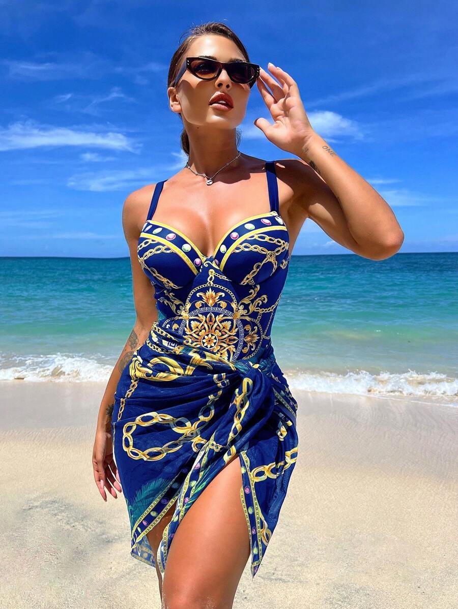 Conjunto Maiô e Saída de Praia Imperial