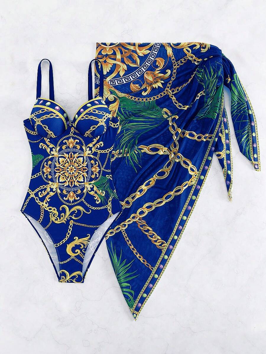 Conjunto Maiô e Saída de Praia Imperial