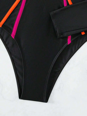 Maiô UV Performance Zíper Longo