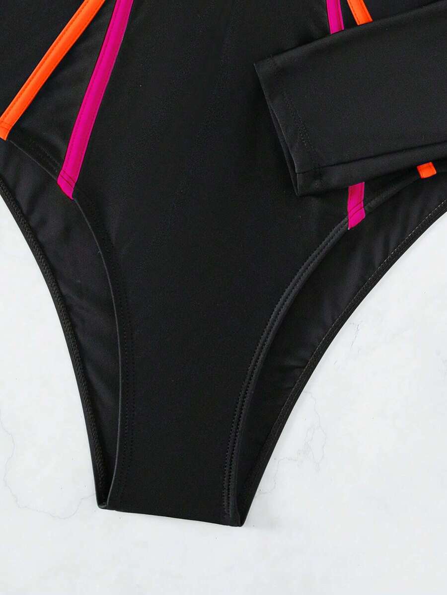 Maiô UV Performance Zíper Longo