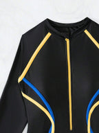 Maiô UV Performance Zíper Longo