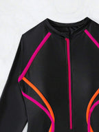 Maiô UV Performance Zíper Longo