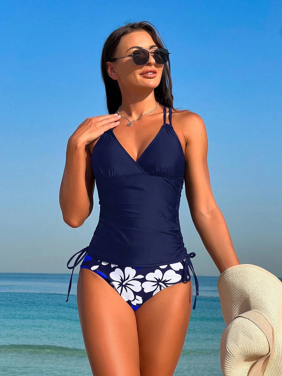 Biquíni Tankini Floral Pacífico