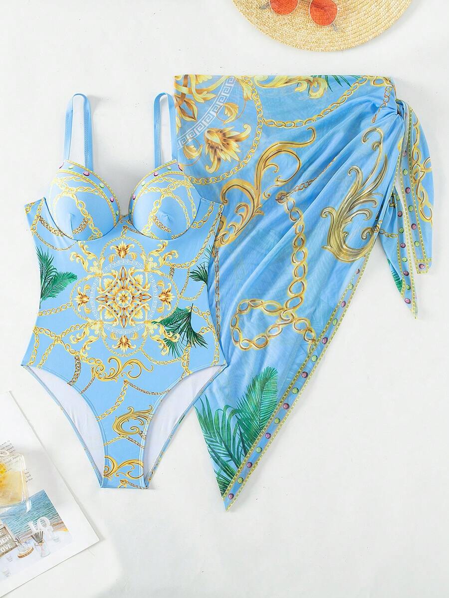 Conjunto Maiô e Saída de Praia Imperial