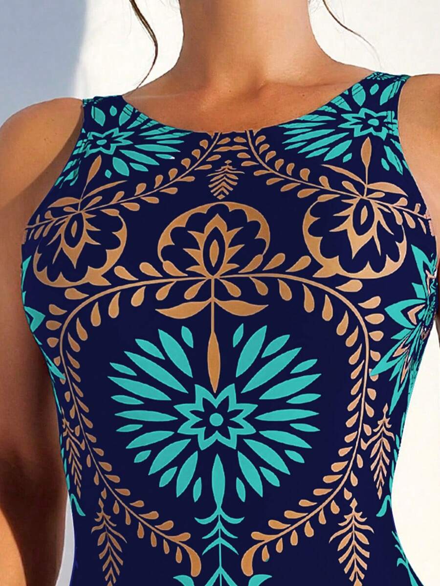 Maiô Modelador Mandala Tropic