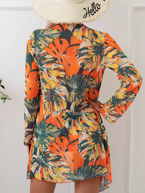 Conjunto Praia Flora Sunset 3 Peças