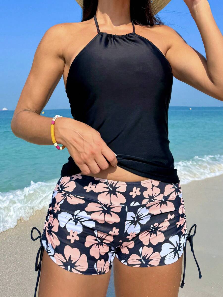 Conjunto UV Floral Havaí