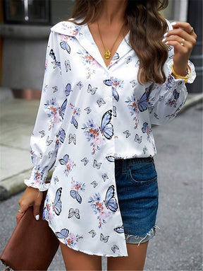 Saída de Praia Camisa Rainbow Stripes