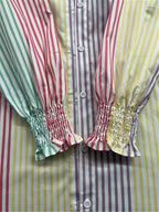 Saída de Praia Camisa Rainbow Stripes
