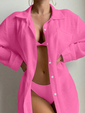 Saída de Praia Camisa Brisa Serena