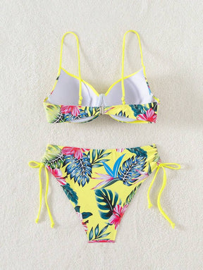 Biquíni Tropical Flores do Paraíso
