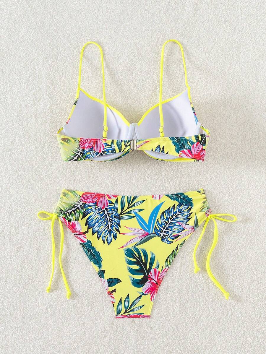 Biquíni Tropical Flores do Paraíso