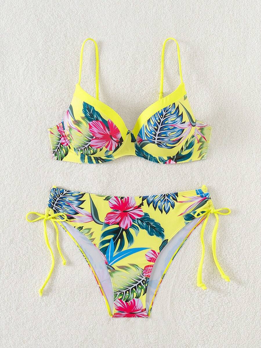 Biquíni Tropical Flores do Paraíso