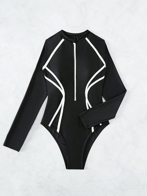 Maiô UV Performance Zíper Longo