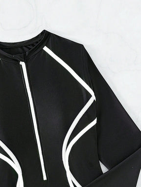 Maiô UV Performance Zíper Longo