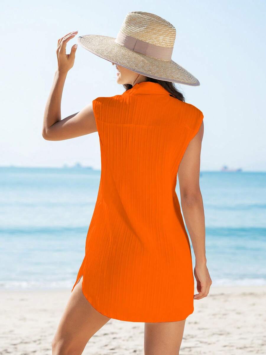 Saída de Praia Colarinho Sunset Chic