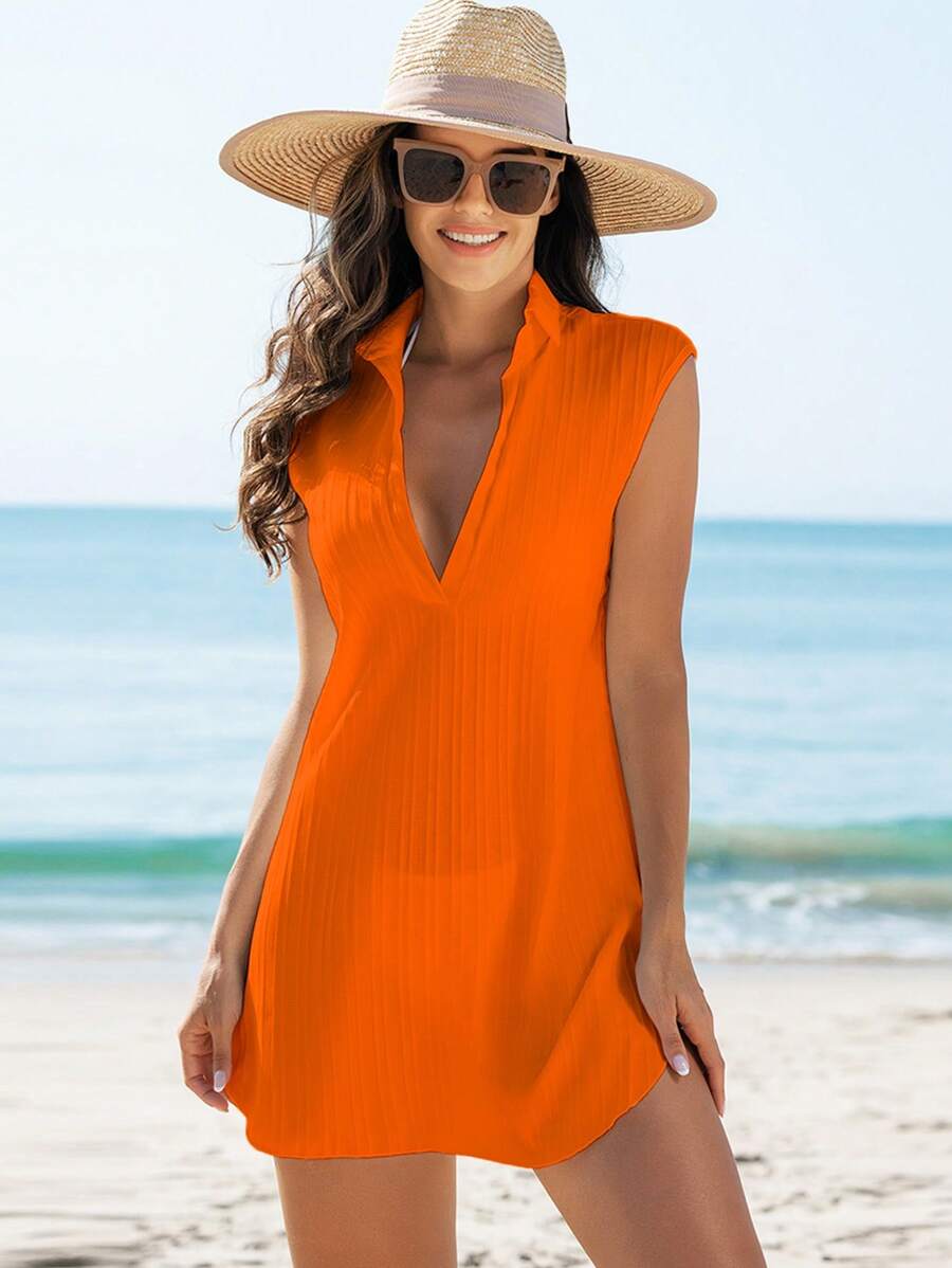 Saída de Praia Colarinho Sunset Chic