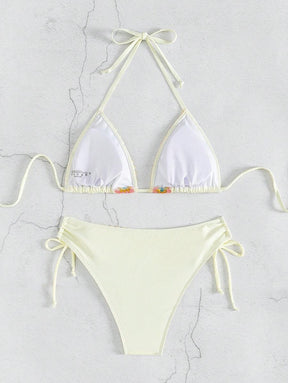 Biquíni Artesanal Crochê Solar