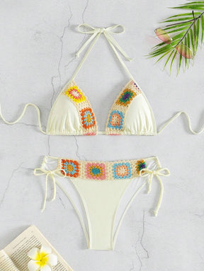 Biquíni Artesanal Crochê Solar