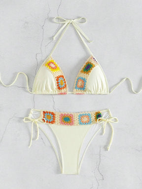 Biquíni Artesanal Crochê Solar