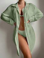 Saída de Praia Camisa Brisa Serena