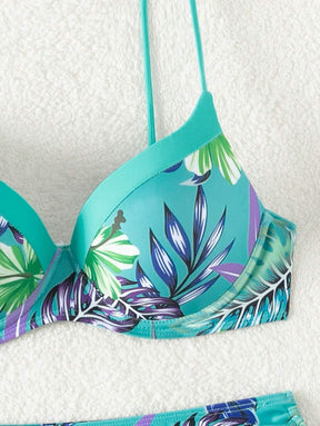 Biquíni Tropical Flores do Paraíso