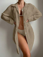 Saída de Praia Camisa Brisa Serena