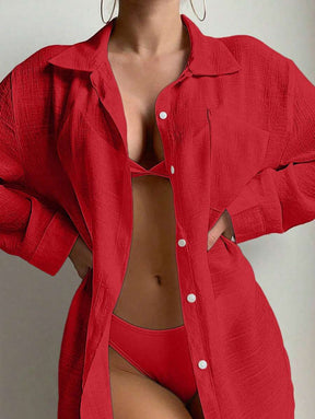 Saída de Praia Camisa Brisa Serena