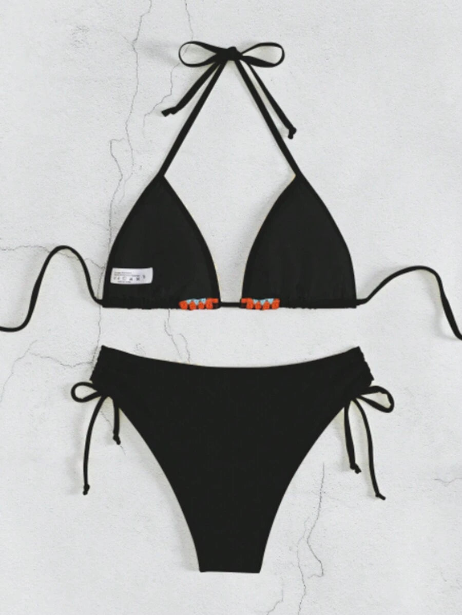 Biquíni Artesanal Crochê Solar