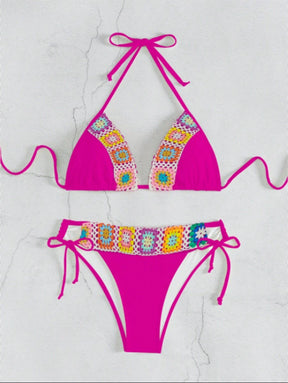 Biquíni Artesanal Crochê Solar