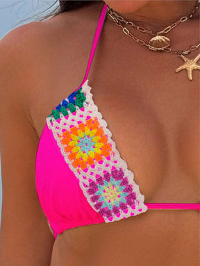 Biquíni Artesanal Crochê Solar