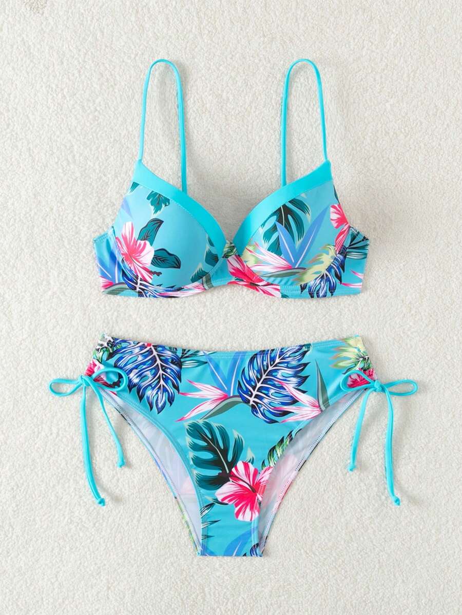 Biquíni Tropical Flores do Paraíso