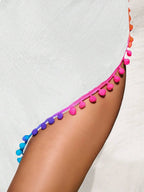 Saída de Praia Rainbow Fringe Lateral