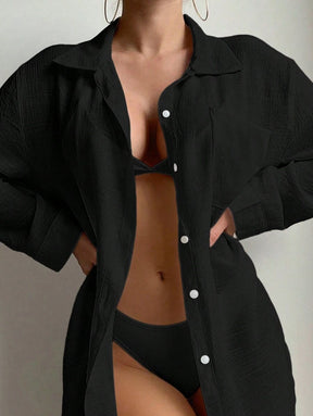 Saída de Praia Camisa Brisa Serena