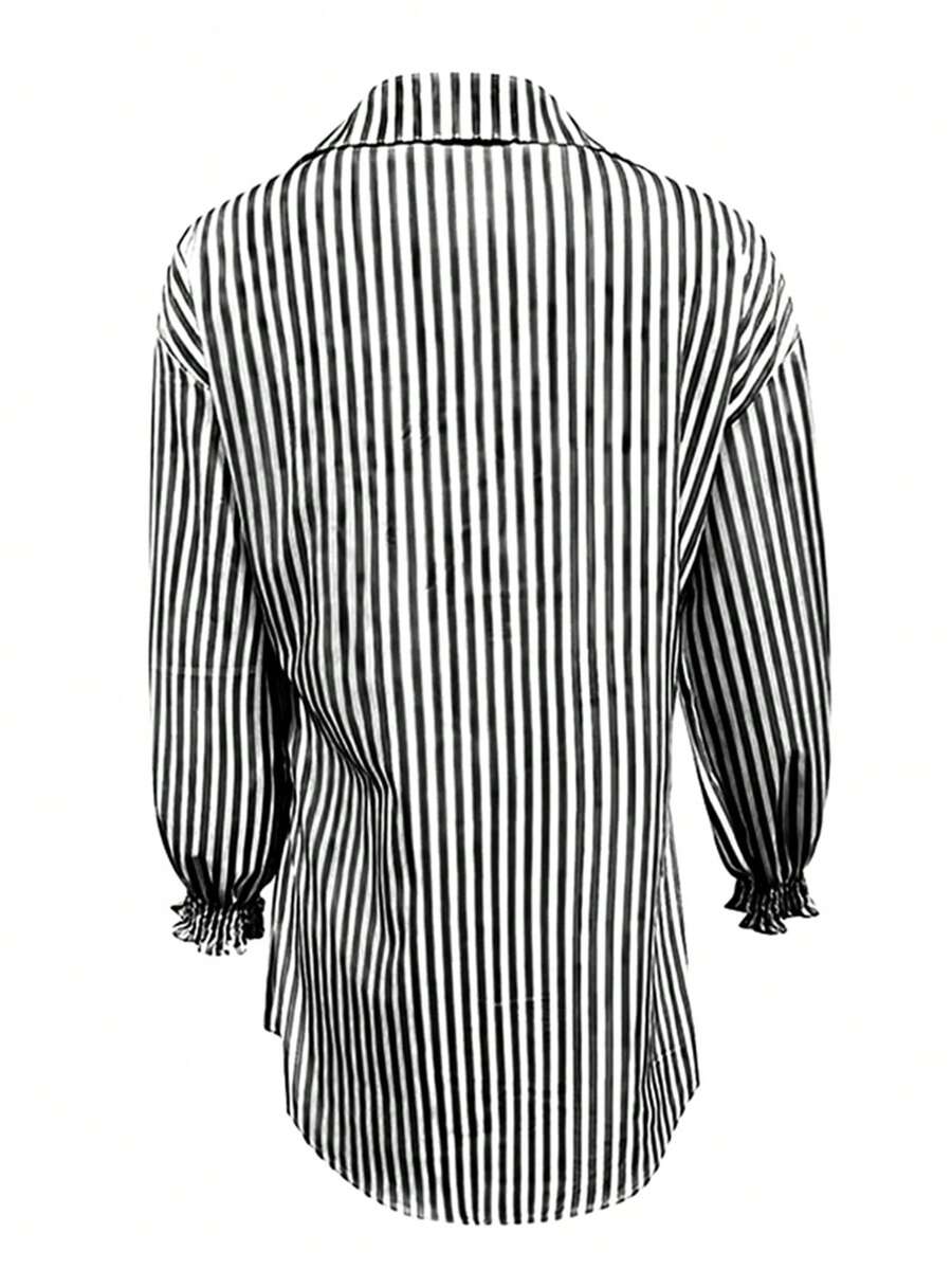 Saída de Praia Camisa Rainbow Stripes