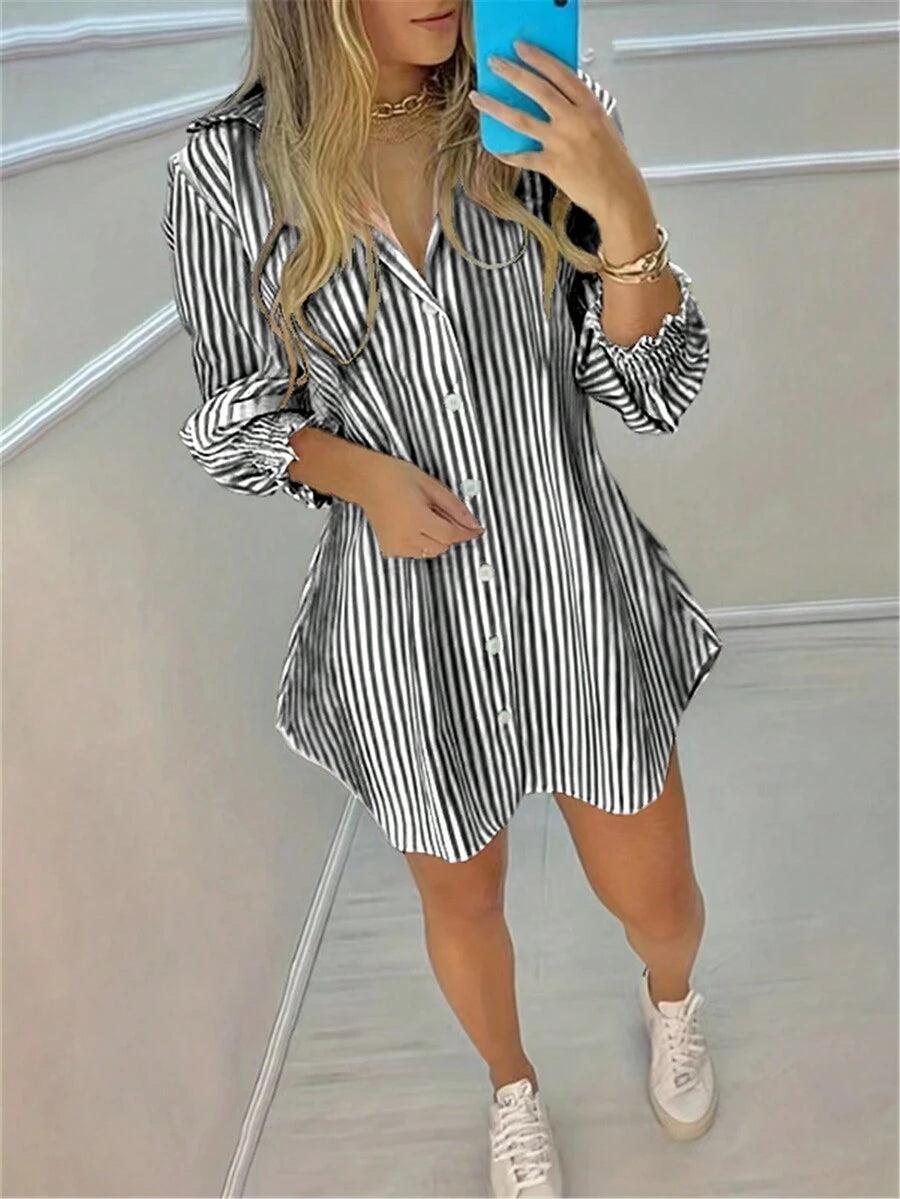 Saída de Praia Camisa Rainbow Stripes