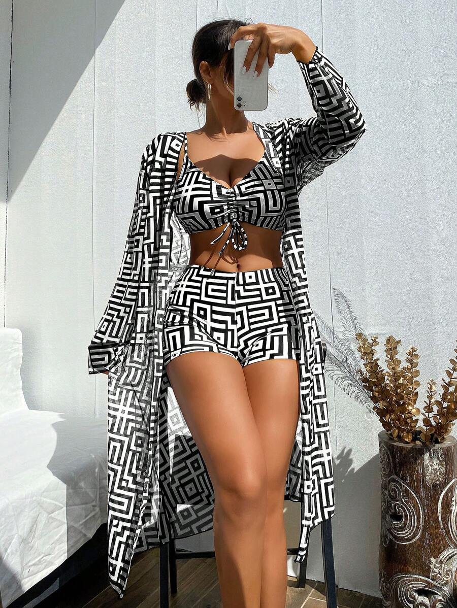 Conjunto Praia Santorini 3 Peças