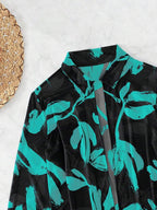 Conjunto Praia Amanhecer Tropical – 3 Peças