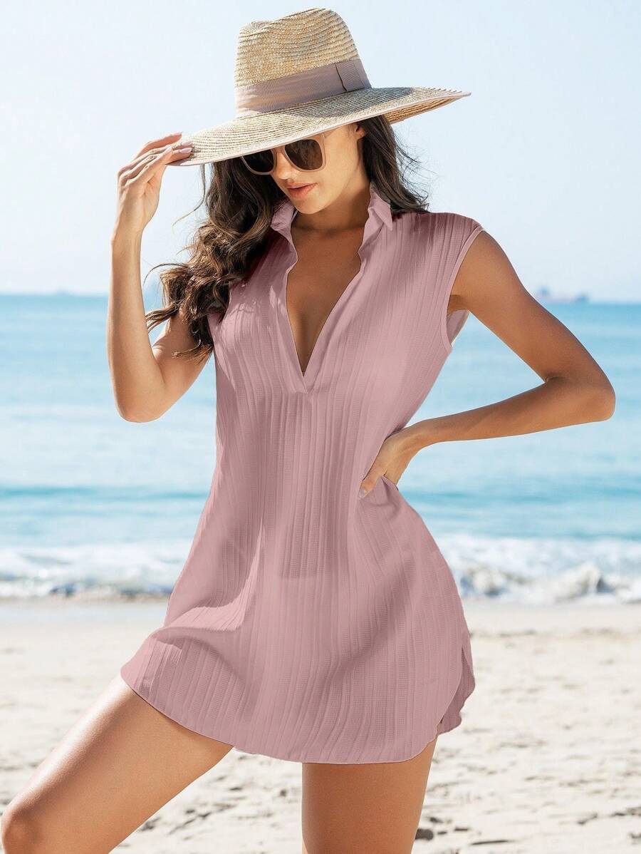 Saída de Praia Colarinho Sunset Chic